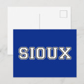 Carte Postale Sioux (Devant / Derrière)