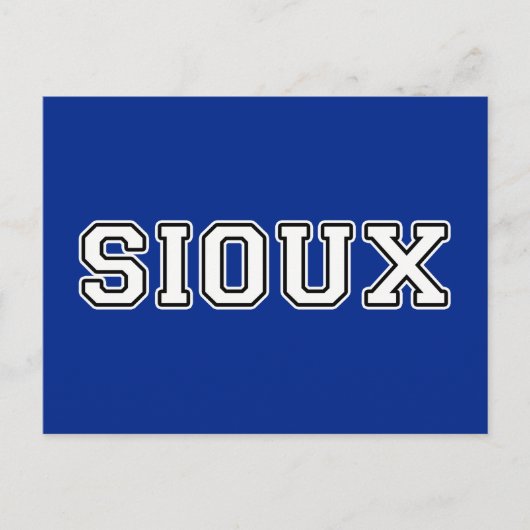 Carte Postale Sioux (Devant)