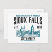 Carte Postale Sioux Falls (Devant / Derrière)