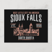 Carte Postale Sioux Falls (Devant)