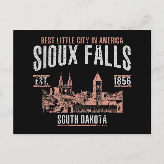 Carte Postale Sioux Falls (Devant)