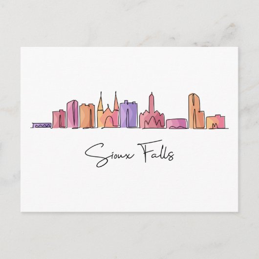Carte Postale Sioux Falls DAKOTA DU SUD (Devant)