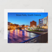 Carte postale Sioux Falls, Dakota du Sud (Devant / Derrière)