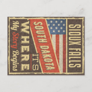 Carte Postale Sioux Falls Dakota du Sud