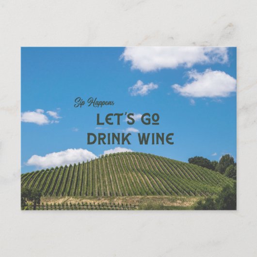 Carte Postale Sip Happens (Devant)