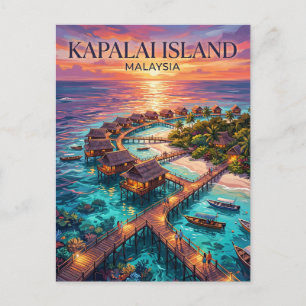 Carte Postale Sipadan Kapalai Dive Resort Malaisie