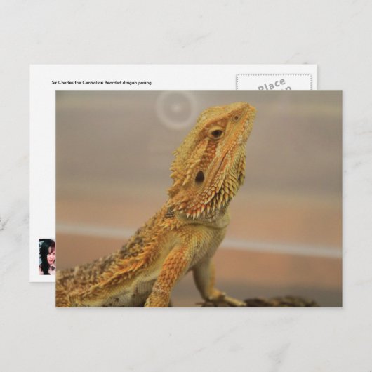 Carte Postale Sir Charles Posing (Devant / Derrière)