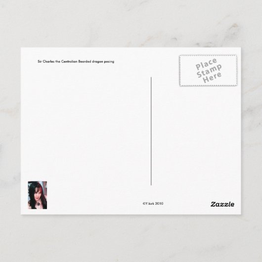 Carte Postale Sir Charles Posing (Dos)