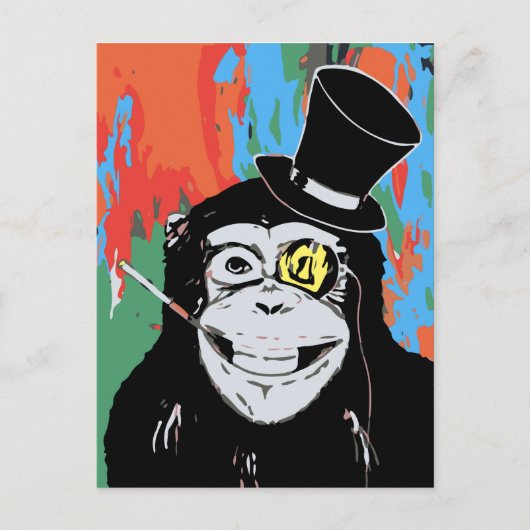 Carte Postale Sir Chimpy (Devant)