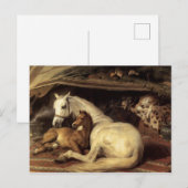 Carte Postale Sir Edwin Henry Landseer | La tente arabe (Devant / Derrière)