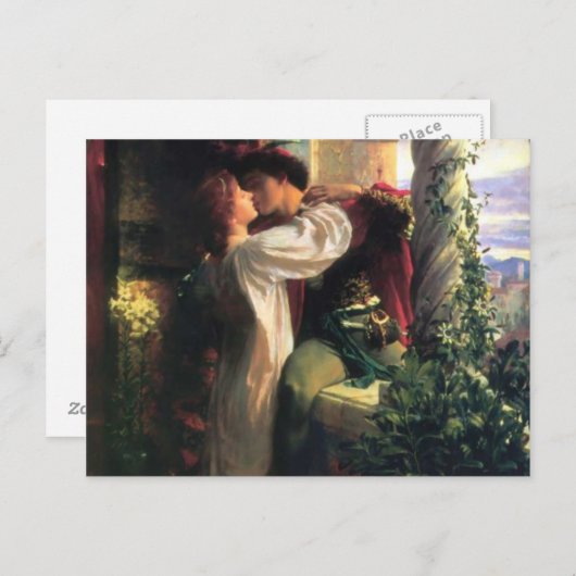 Carte Postale Sir Frank Dicksee, Romeo et Juliet Postcard (Devant / Derrière)