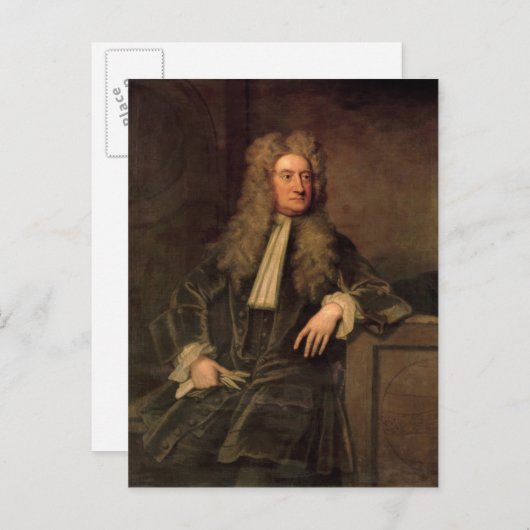 Carte Postale Sir Isaac Newton (Devant / Derrière)