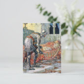 Carte Postale Sir Lancelot dans la chapelle Perilous (Debout devant)