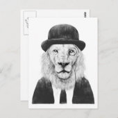 Carte Postale Sir lion (Devant / Derrière)