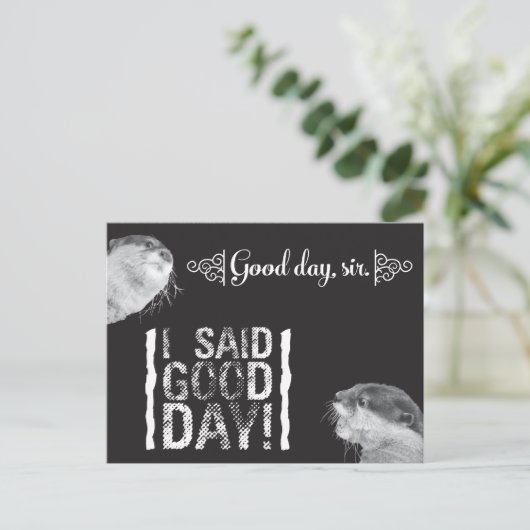 Carte postale Sir Otter (Debout devant)