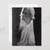 Carte Postale Sir Rabindranath Tagore (Devant / Derrière)