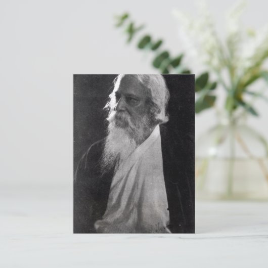 Carte Postale Sir Rabindranath Tagore (Debout devant)