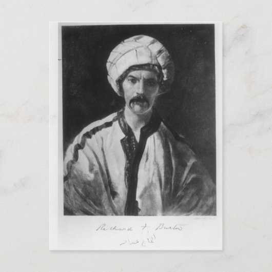 Carte Postale Sir Richard Burton (Devant)