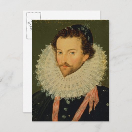 Carte Postale Sir Walter Raleigh 2 (Devant / Derrière)