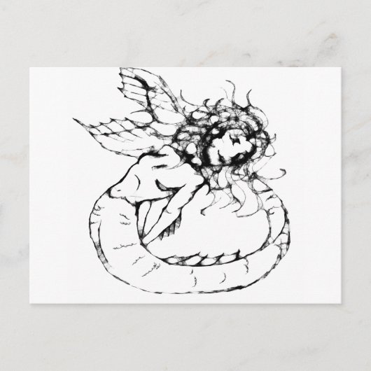 Carte Postale Sirène (Devant)