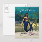 Carte Postale Sirène (Devant / Derrière)