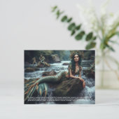 Carte Postale Sirène (Debout devant)