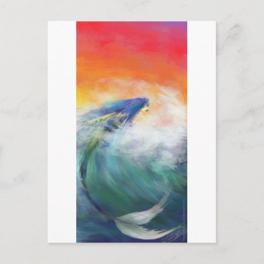 Carte postale sirène (Devant)