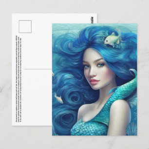Carte Postale Sirène