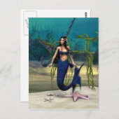 Carte Postale Sirène (Devant / Derrière)