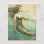 Carte Postale Sirène (Devant)