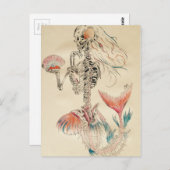 Carte Postale Sirène (Devant / Derrière)