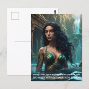 Carte Postale Sirène