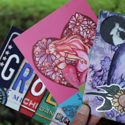 Carte Postale Sirène au coeur