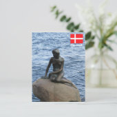 Carte Postale Sirène au Danemark (Debout devant)