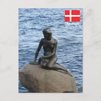 Carte Postale Sirène au Danemark