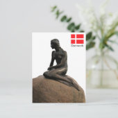 Carte Postale Sirène au Danemark (Debout devant)