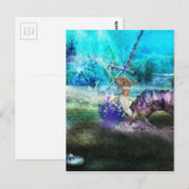 Carte Postale Sirène De Mer Profond (Devant / Derrière)