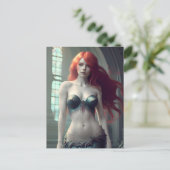 Carte Postale Sirène d'Imaginaire (Debout devant)