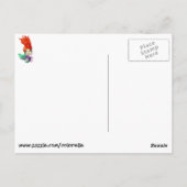 Carte Postale Sirène éffrayante avec poulpe (Dos)