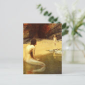 Carte Postale Sirène et enfant (Debout devant)