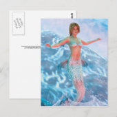 Carte Postale Sirène Fantastique (Devant / Derrière)