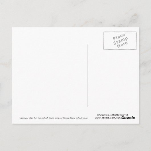 Carte Postale Sirène rose-brillant (Dos)