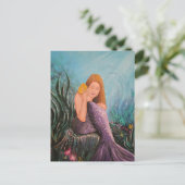 Carte Postale Sirène Sous La Mer (Debout devant)