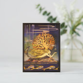 Carte Postale Sirène vintage (Debout devant)