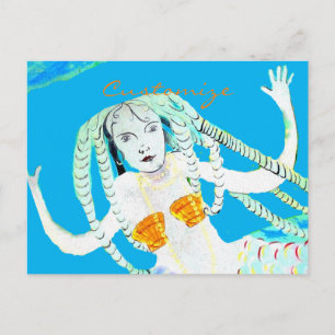 Carte Postale Sirènes avec Dreadlocks Thunder_Cove