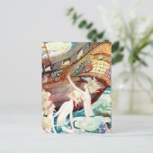 Carte Postale Sirènes et navire (Debout devant)