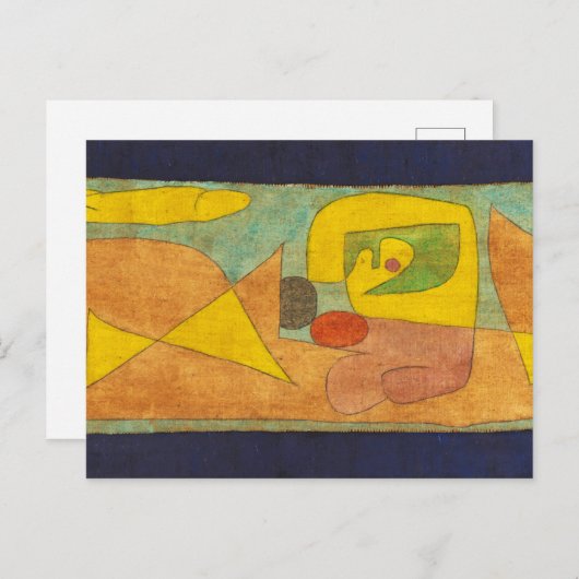 Carte Postale Sirens Eggs by Paul Klee (Devant / Derrière)