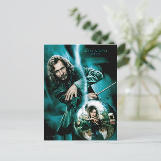 Carte Postale Sirius Black et Bellatrix Lestrange (Debout devant)