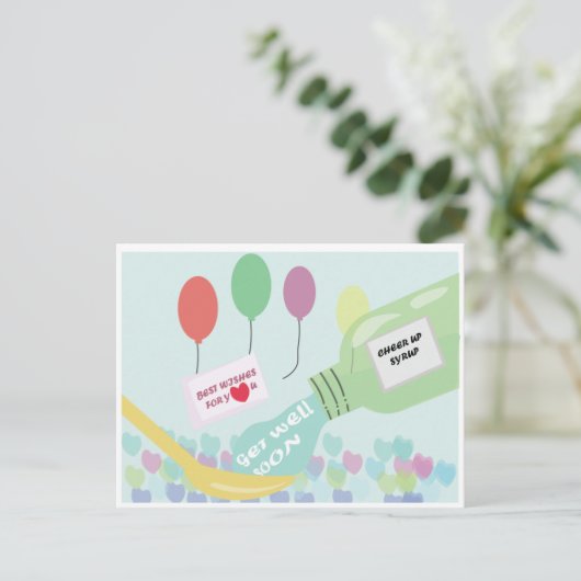 Carte postale Sirop Bientôt (Debout devant)