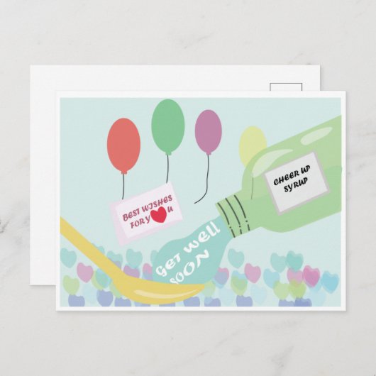 Carte postale Sirop Bientôt (Devant / Derrière)